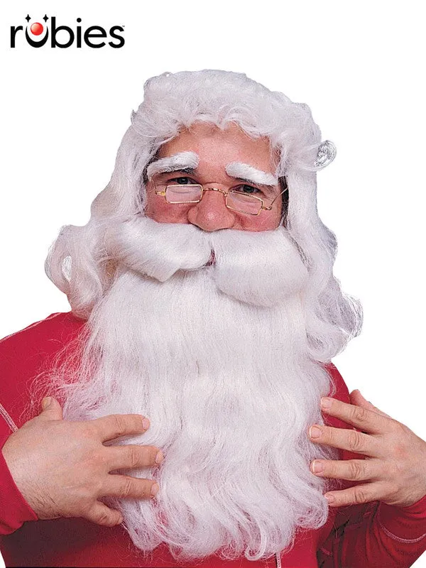 Santa Adult Beard & Wig Set