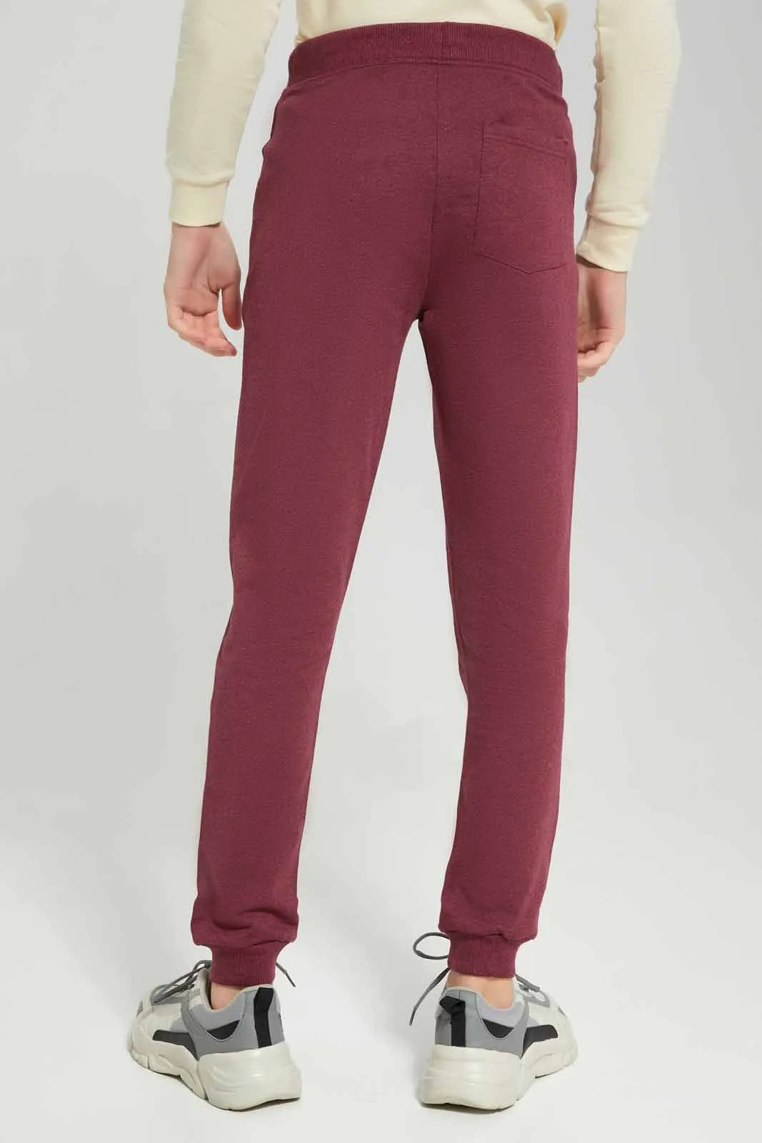 Senior Boys Burgundy Active Pant