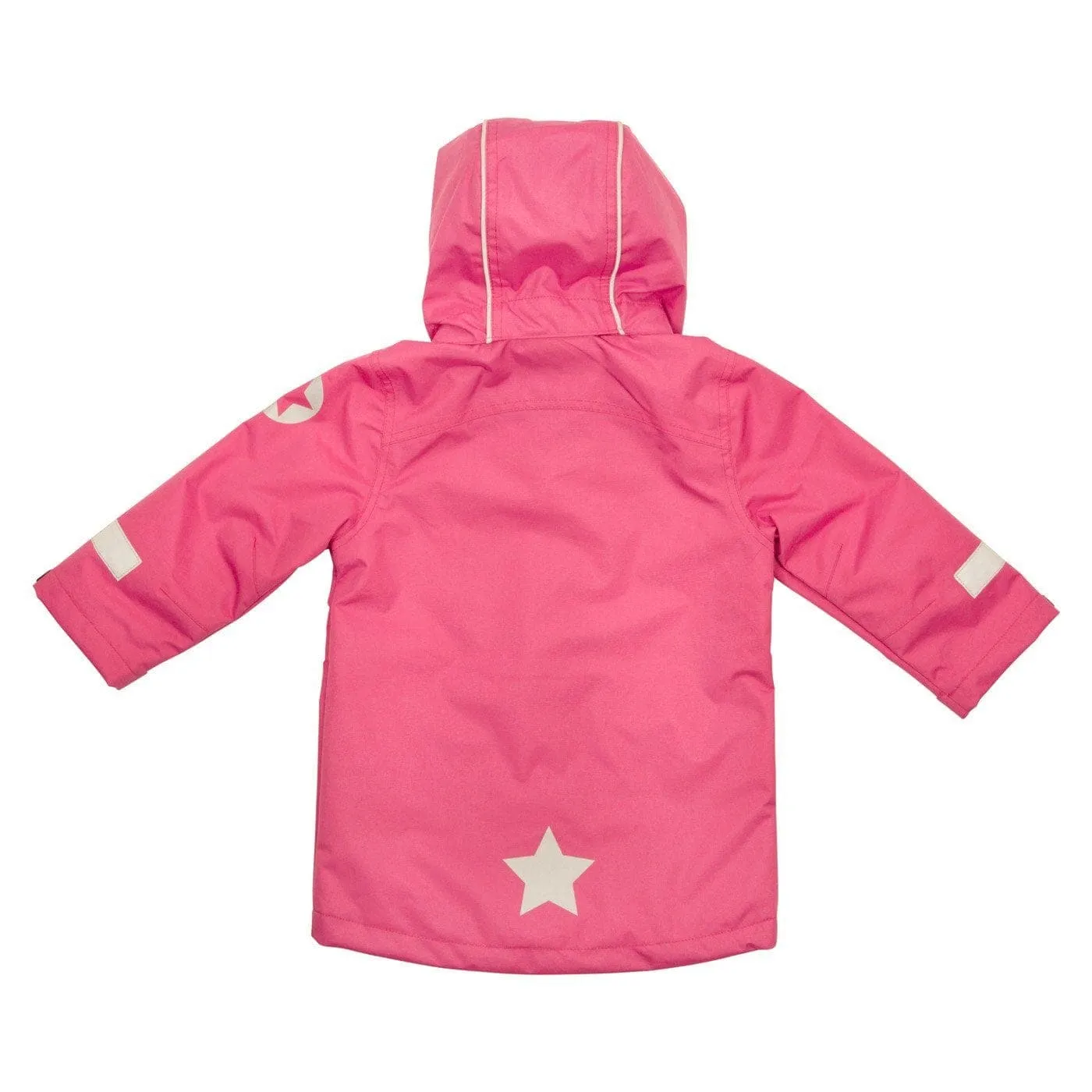 Shell Waterproof Breathable Parka Jacket: Flamingo Pink