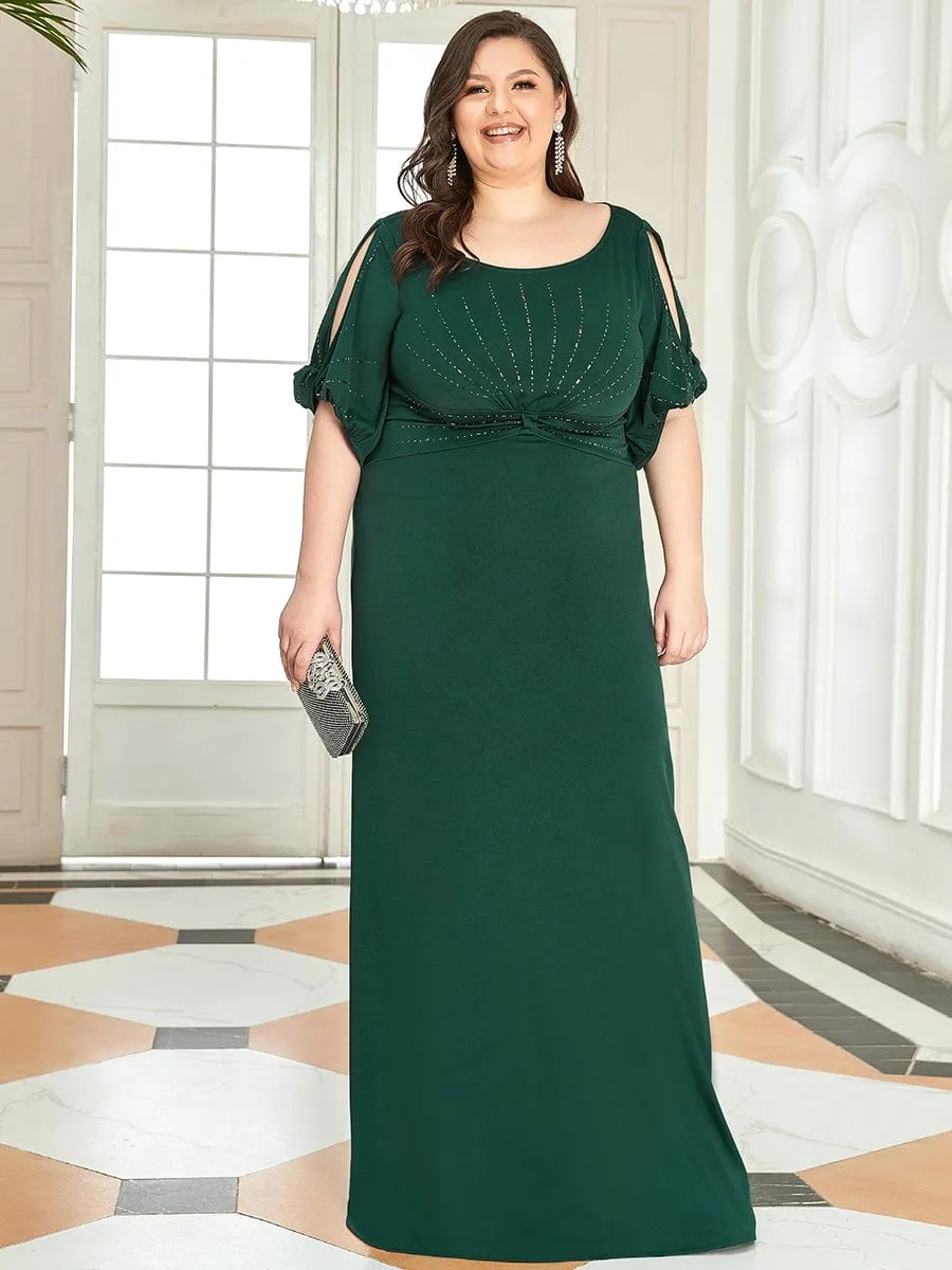 Simple Maxi Plus Size Mermaid Party Dresses for Women