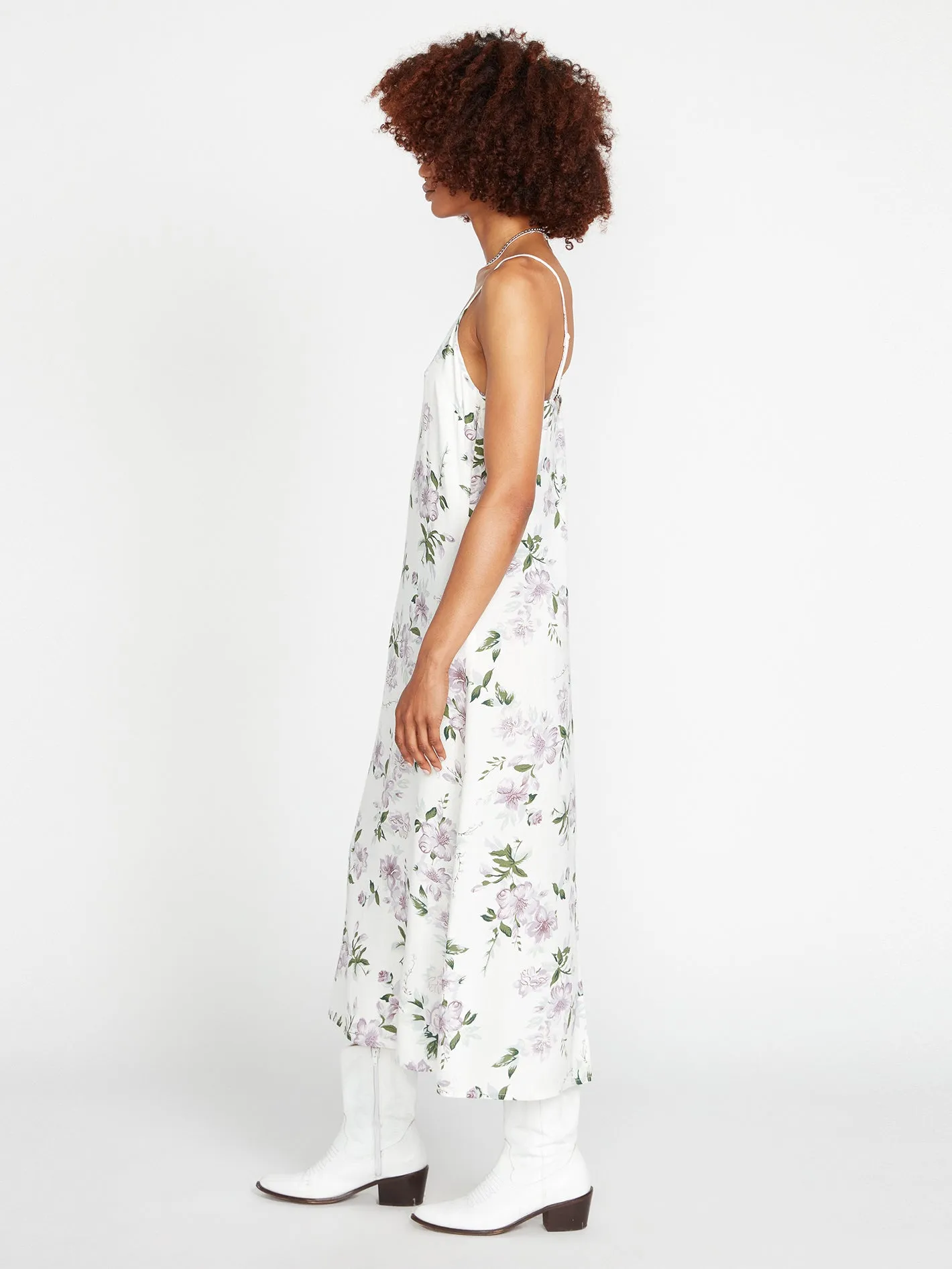 So Growmantic Midi Dress - Star White