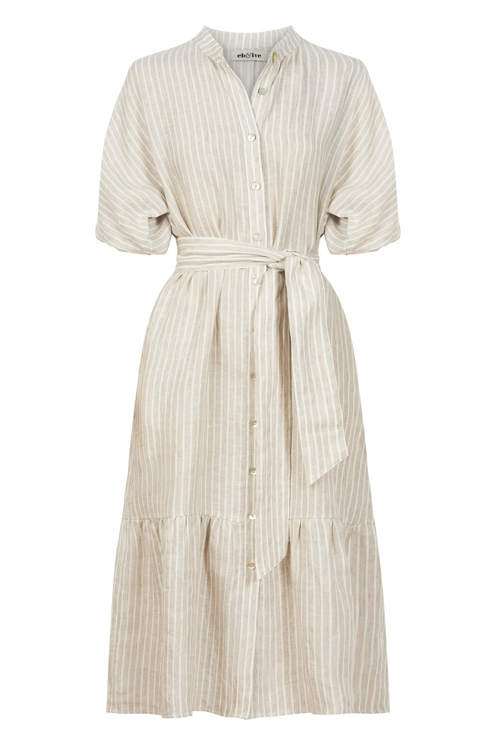 Sojourn Stripe Dress - Dune