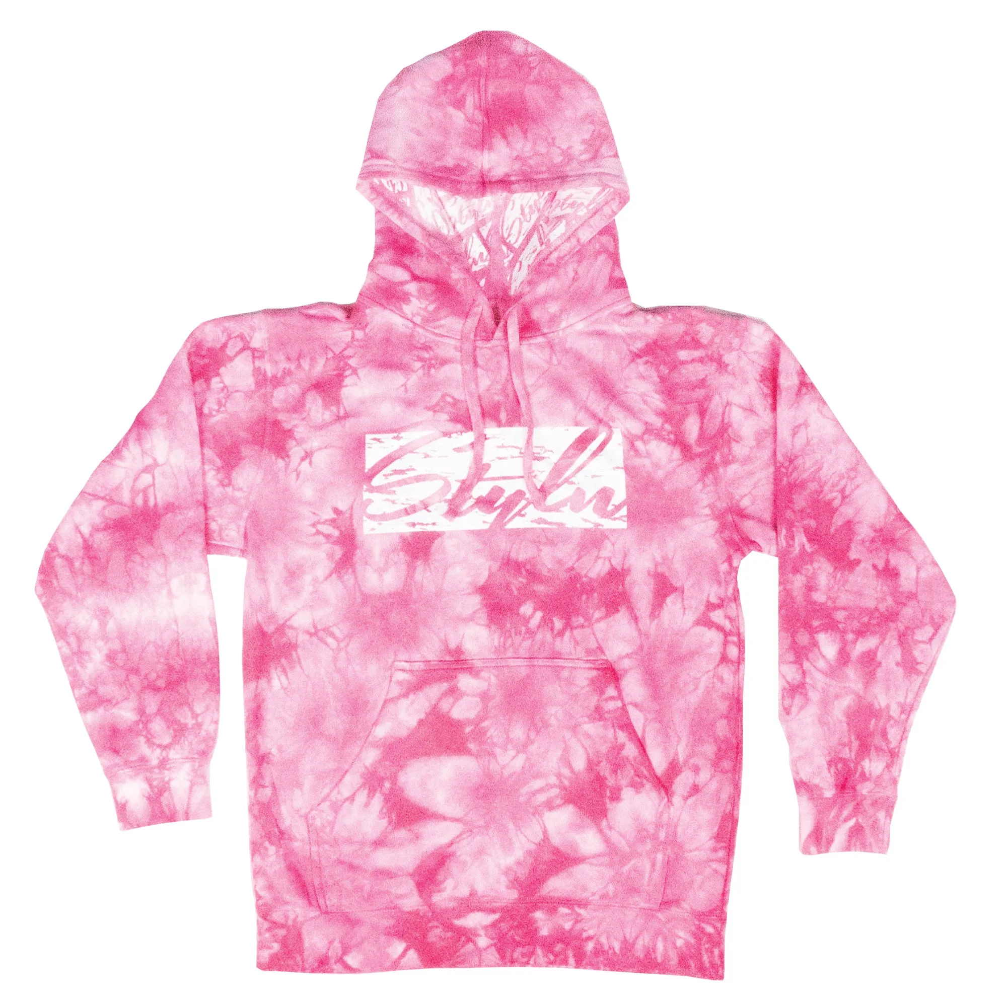 STYLN® Hoodie Tie Dye Pink