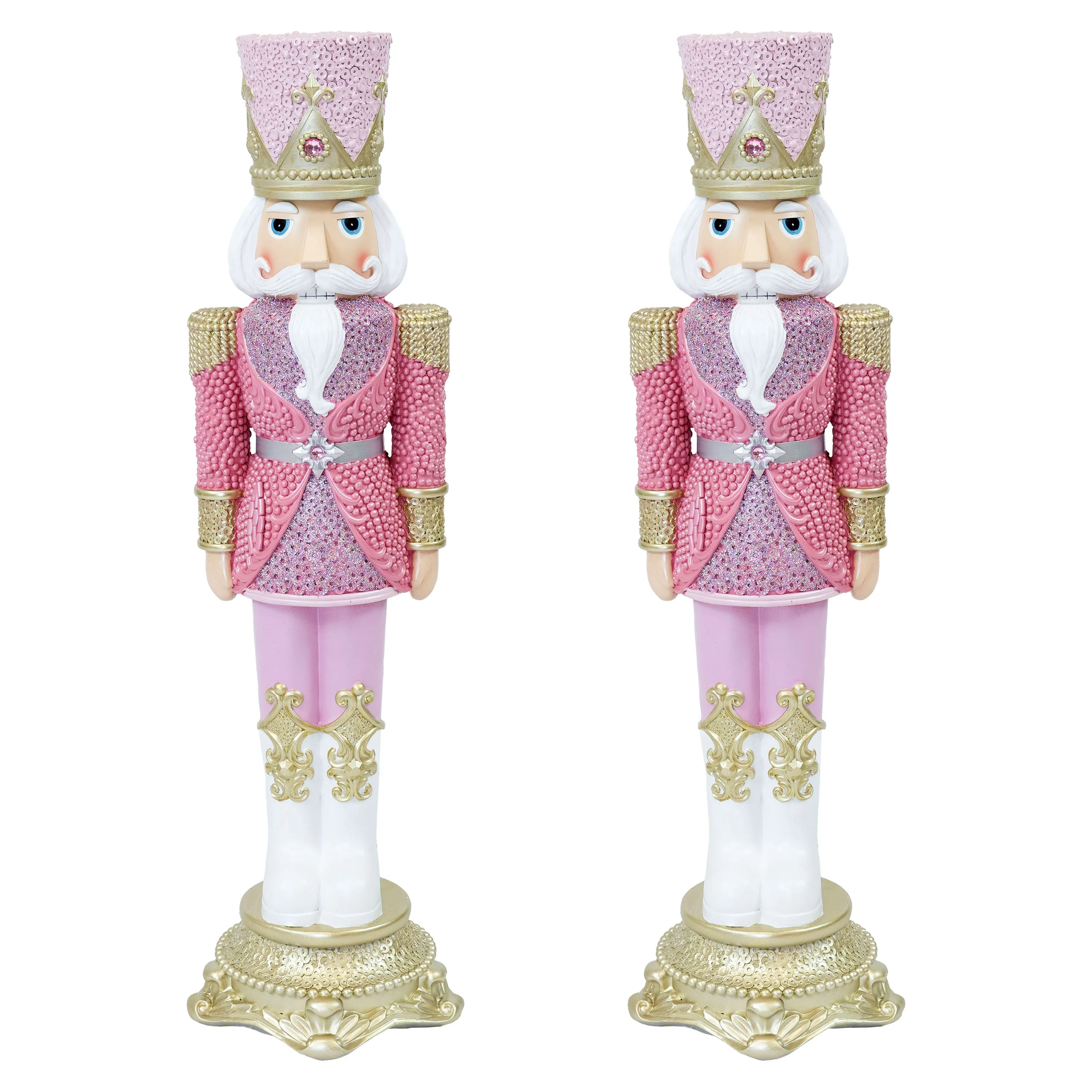 Sunnydaze Kenneth the Princely Christmas Nutcracker Statue - 37" H