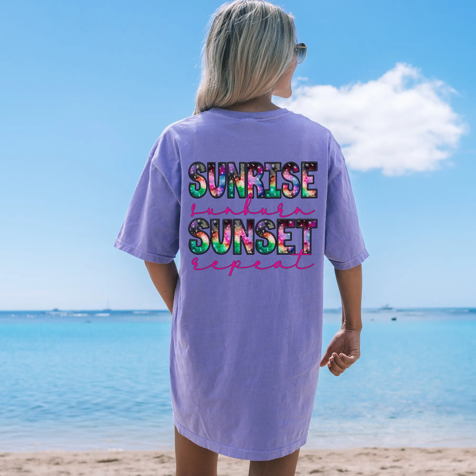 Sunrise Sunset Oversized Shirt