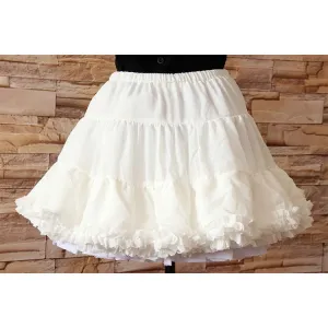 Sweet White Soft Five Layer Lolita Petticoat /Tutu Skirt