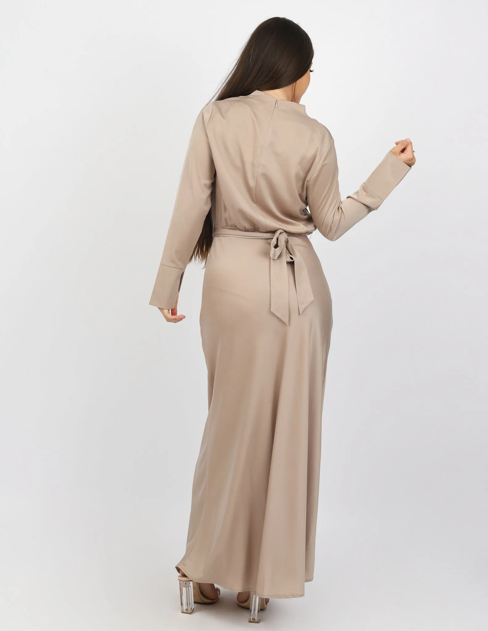 The Crescent Satin Modish Dress