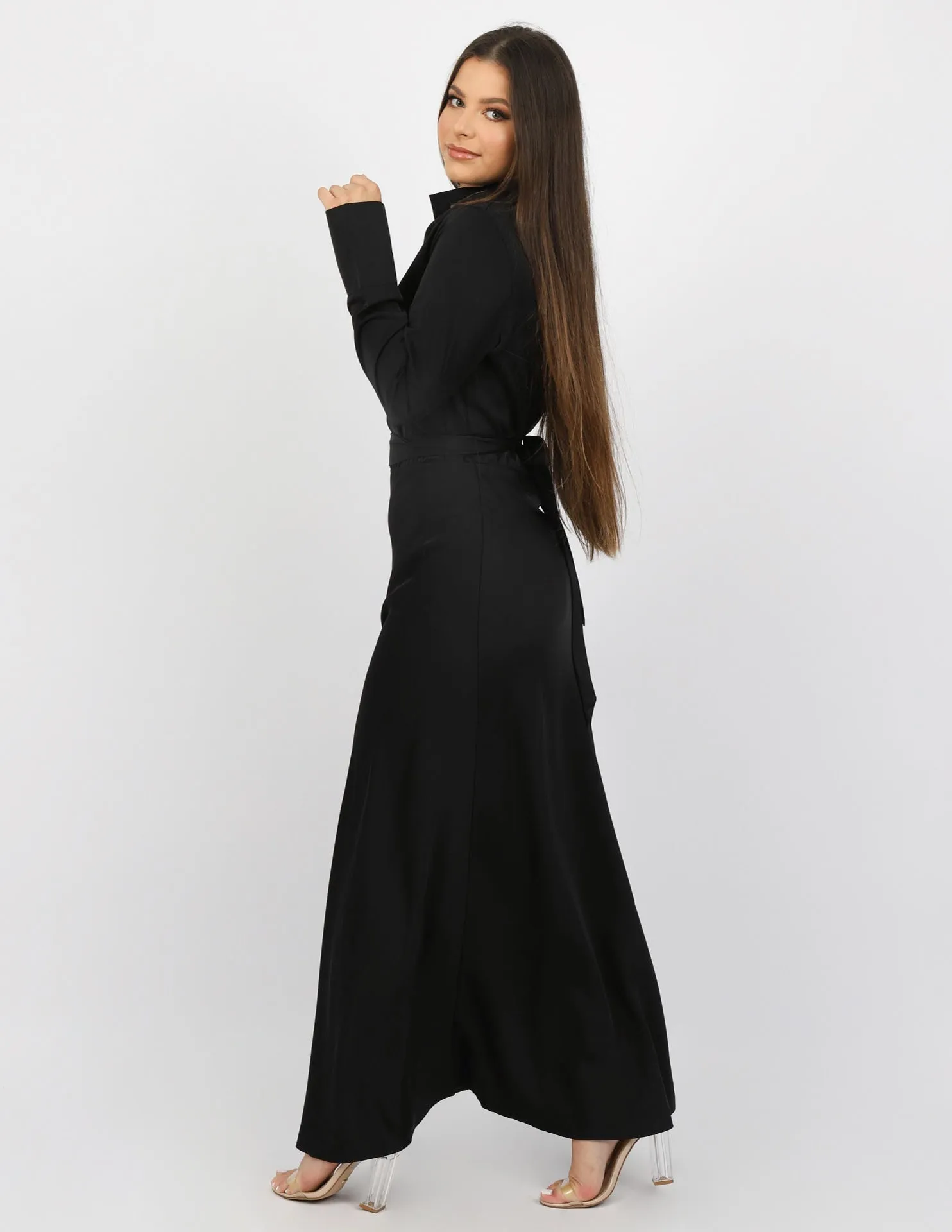 The Crescent Satin Modish Dress