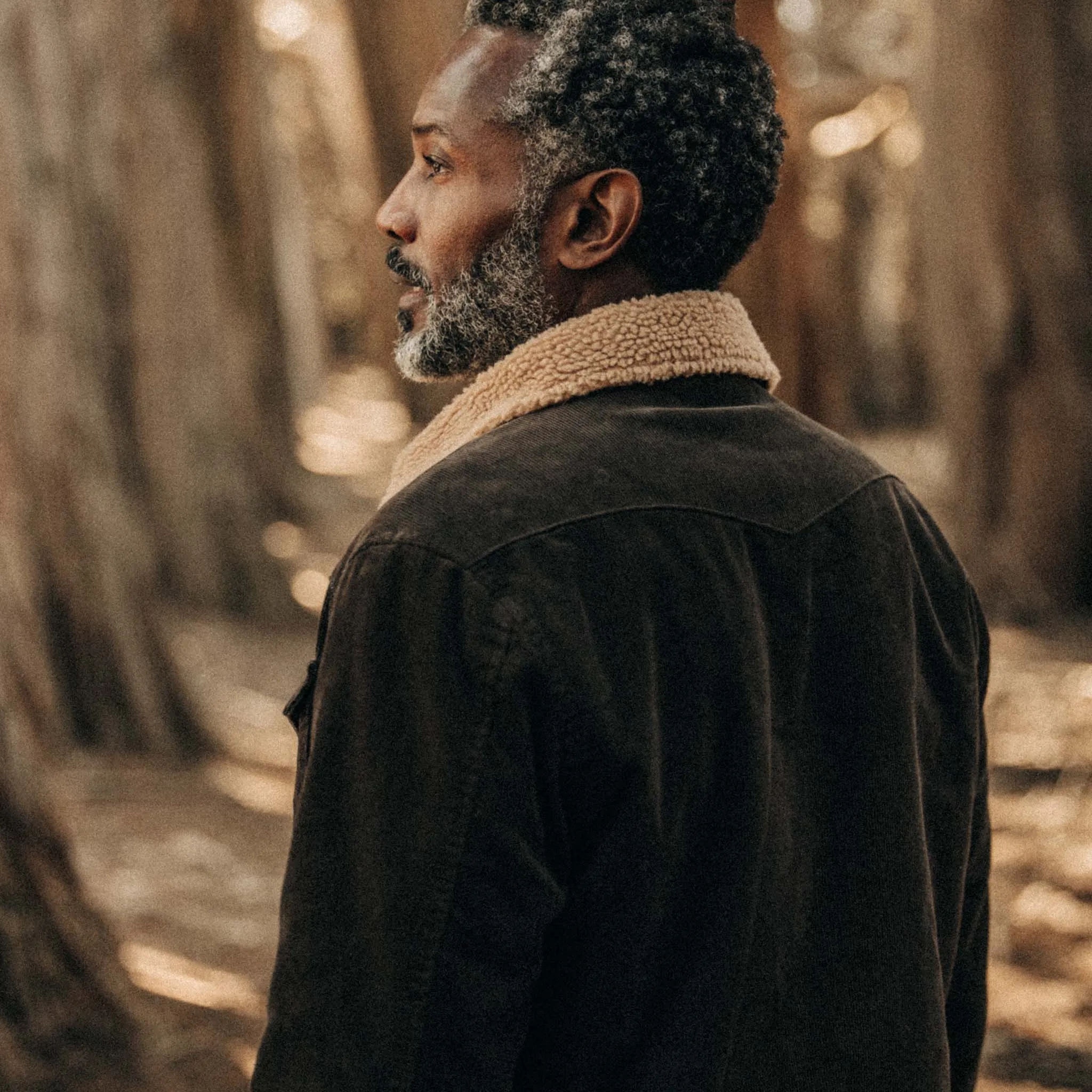 The Western Shirt Jacket in Soil Corduroy