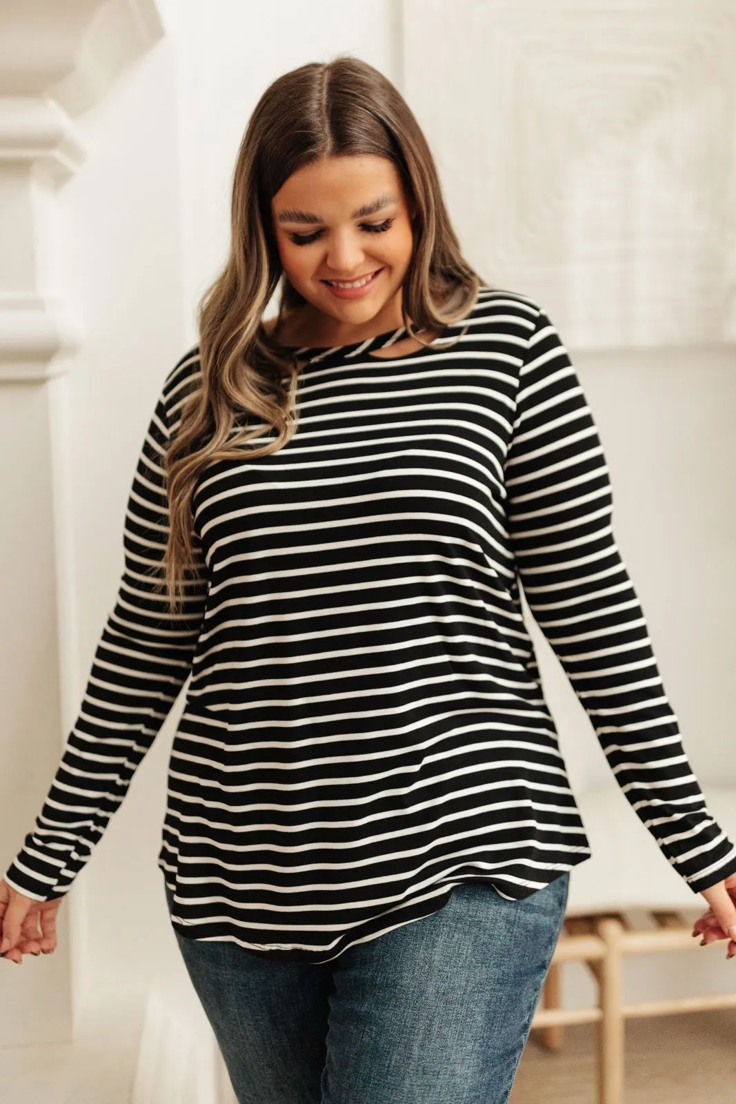 Thriving In Stripes Top