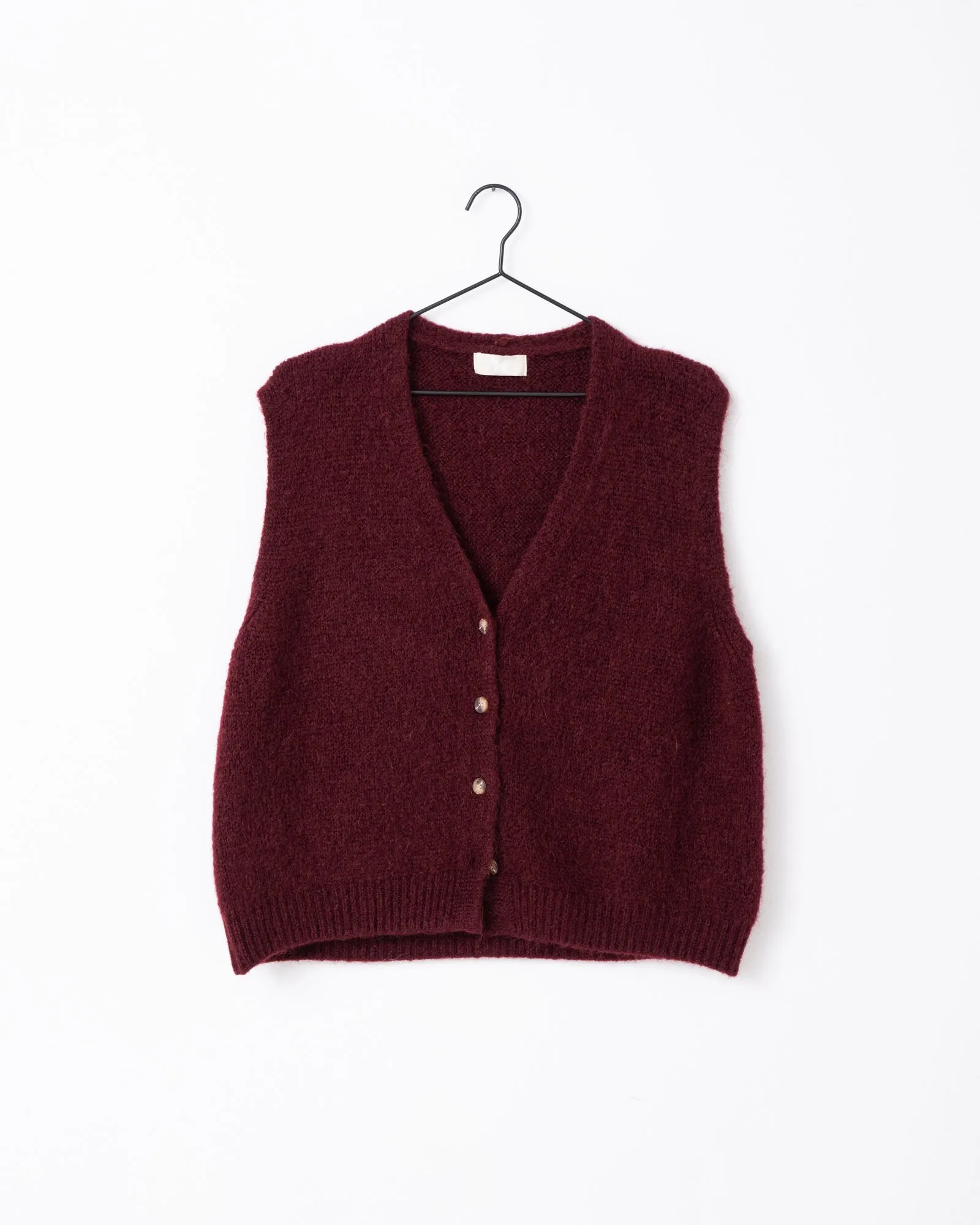 TILTIL Monica Gilet Burgundy One Size