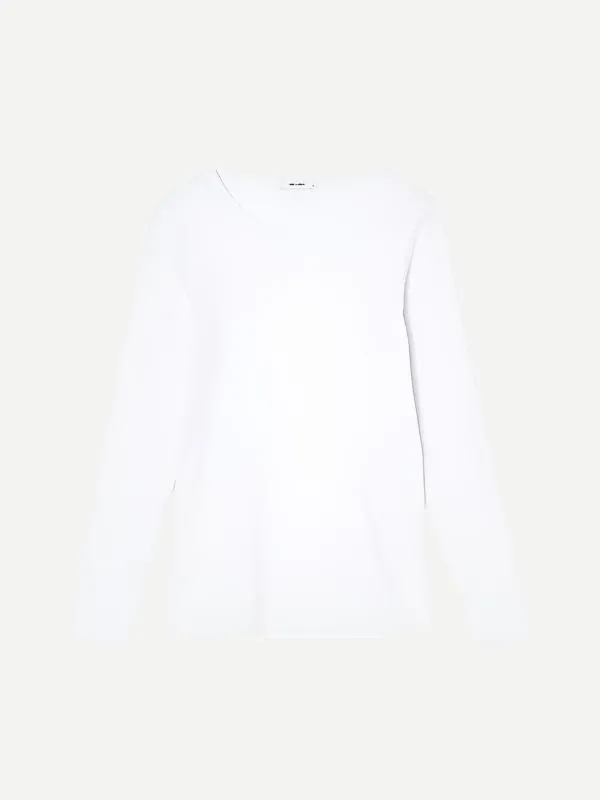 Vere Long Sleeve Top in White