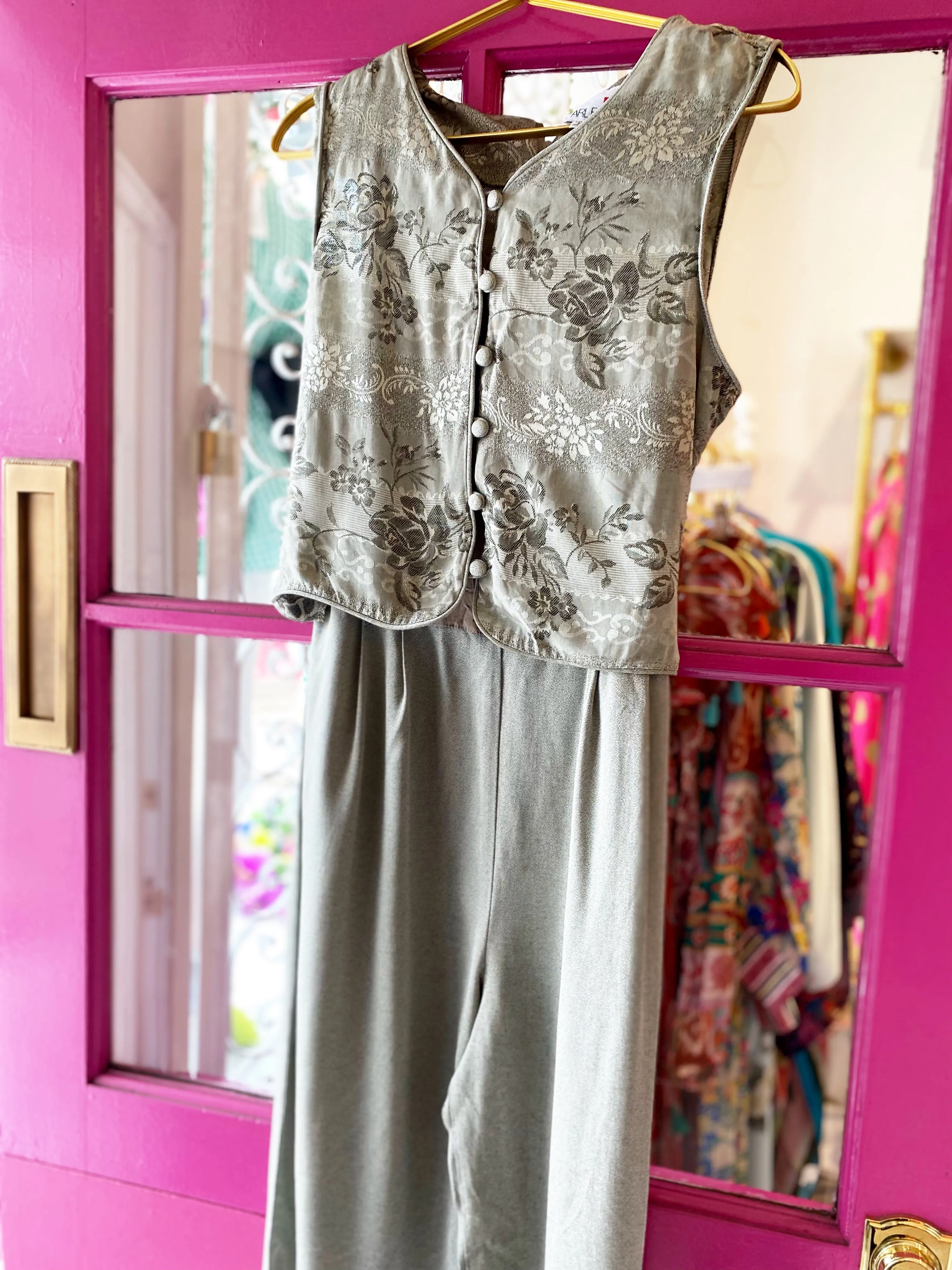 Vintage Sage Jumpsuit