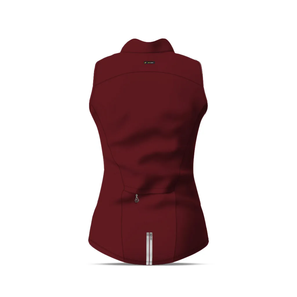 Women's Apex Lamina Gilet (Burgundy)