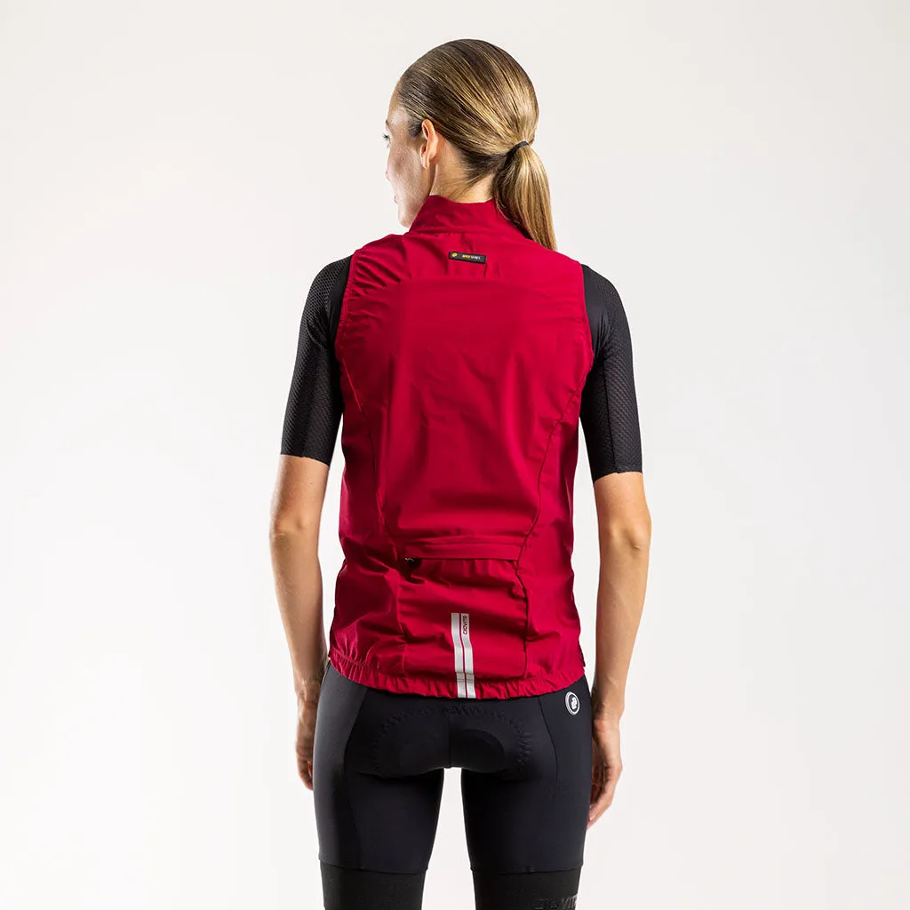 Women's Apex Lamina Gilet (Burgundy)